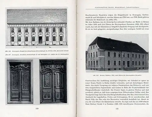 Berlin Brandenburg Architektur Baukunst Burgen Kirchen Denkmal Topografie 1955