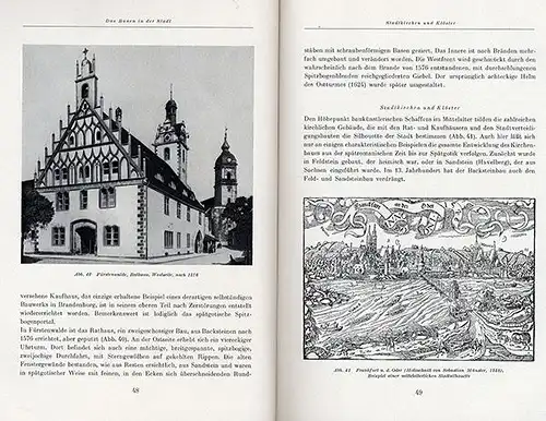 Berlin Brandenburg Architektur Baukunst Burgen Kirchen Denkmal Topografie 1955