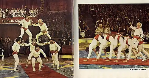 Werbung Reklame München Zirkus Krone Artist Programm Heft Prospekt 1971  