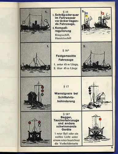 Marine Flaggen Signale Lotsen Seestraßen Ordnung Schiffe Wasserfahrzeuge 1942