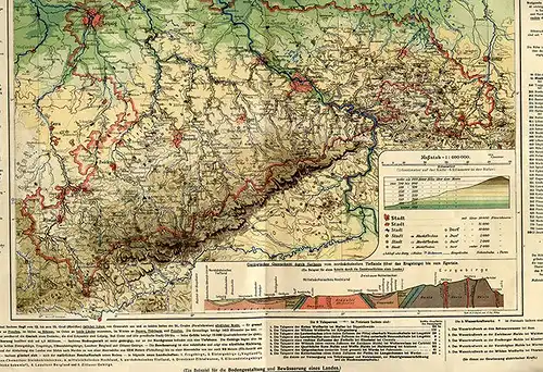 Dresden Sachsen Atlas Politik Geschichte Geografie Wirtschaft Schule 1928