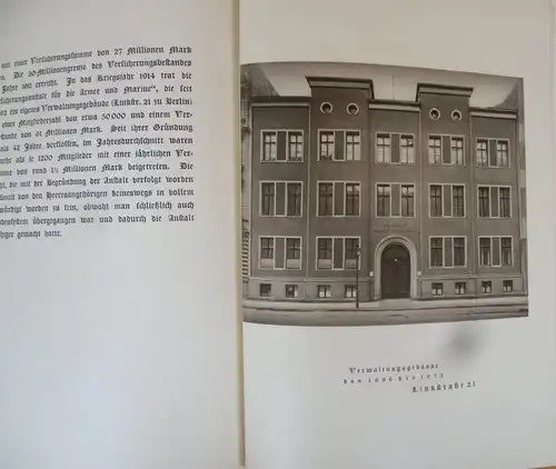 Berlin 60 Jahre Deutsche Beamten Versicherung Chronik Festschrift von 1932