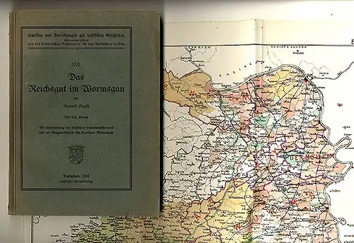 Rheinhessen Mittelalter Geschichte Reichsgut Wormsgau Alzey Kaiserslautern 1934