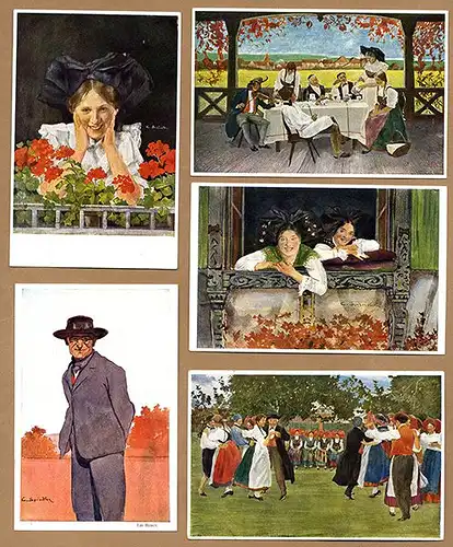 Frankreich Elsaß Trachten Volksleben 10 alte Spindler Künstler Karten 1910