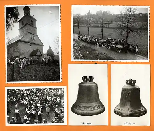 Hessen Gießen Burg Gmünden Felda Kirche Umzug Glockenweihe 10 Fotokarten 1934