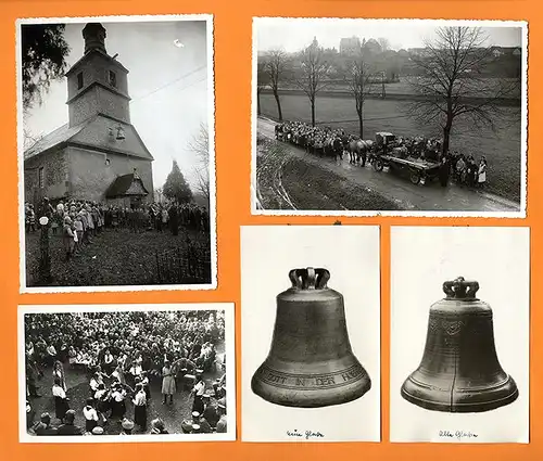 Hessen Gießen Burg Gmünden Felda Kirche Umzug Glockenweihe 10 Fotokarten 1934 