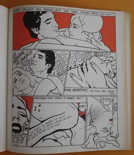 Kunst Grafik Pop Art Comic Super-Mädchen das Ende der Verkäuferin Jolly Boom