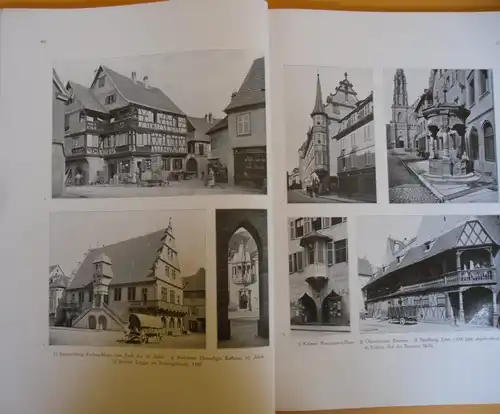 Elsass Straßburg Colmar Kaysersberg Westhofen Kirweiler Tann Foto Bildband 1910