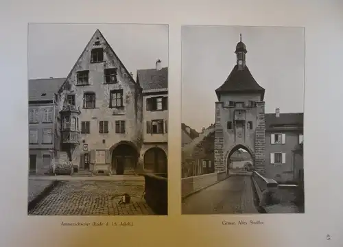 Elsass Straßburg Colmar Kaysersberg Westhofen Kirweiler Tann Foto Bildband 1910