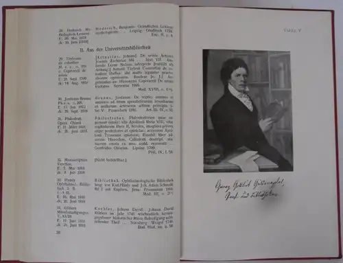 Thüringen Jena Universität Goethe Bibliotheken Stadt Geschichte Gedenkbuch 1932