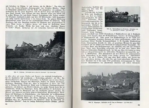 Württemberg Schwaben Stuttgart Ulm Isny Tübingen Urach Enz Hegau Buch 1925