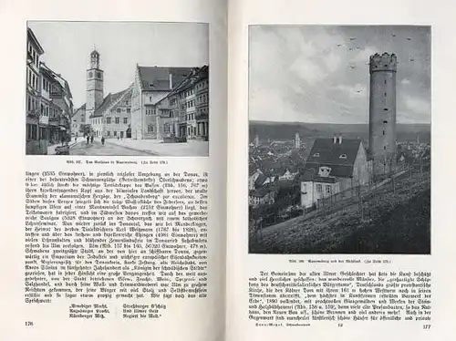 Württemberg Schwaben Stuttgart Ulm Isny Tübingen Urach Enz Hegau Buch 1925