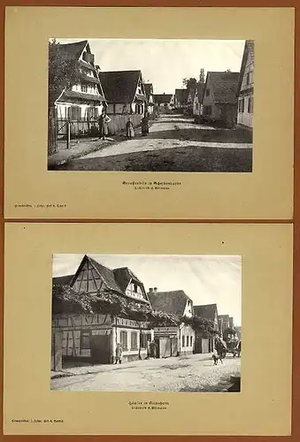 Rhein Pfalz Weinstraße Gollheim Geinsheim Ilbesheim St. Martin Foto Mappe 1921