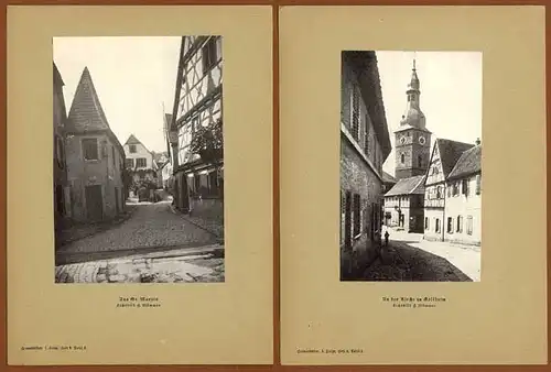 Rhein Pfalz Weinstraße Gollheim Geinsheim Ilbesheim St. Martin Foto Mappe 1921