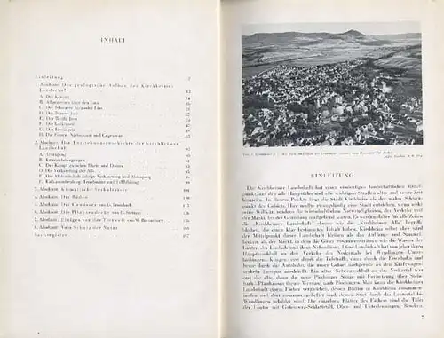 Württemberg Kirchheim Teck Geologie Natur Geschichte Heimatkunde Buch 1950