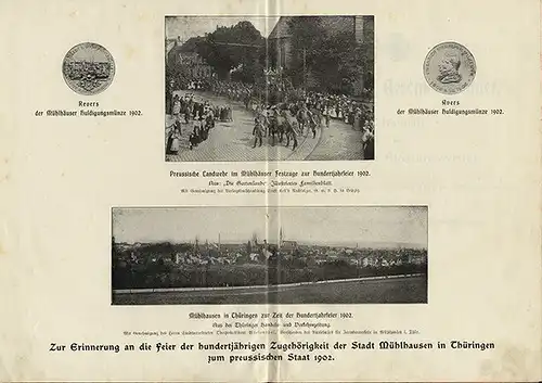 Thüringen Mühlhausen Mittelalter Stadt Geschichte Jahrbuch 1901