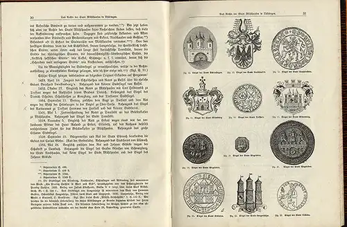 Thüringen Mühlhausen Mittelalter Stadt Geschichte Jahrbuch 1902
