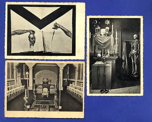 Erlangen Freimaurer Loge Libanon 3 Cedern Foto Postkarten Serie Broschüre 1934