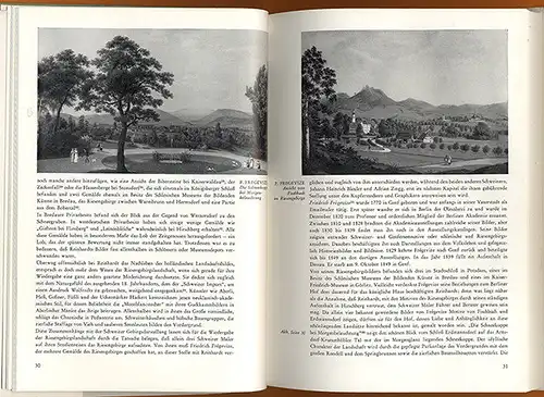 Kunst Malerei Romantik Friedrich Nathe Balzer Schlesien Riesengebirge Buch 1958