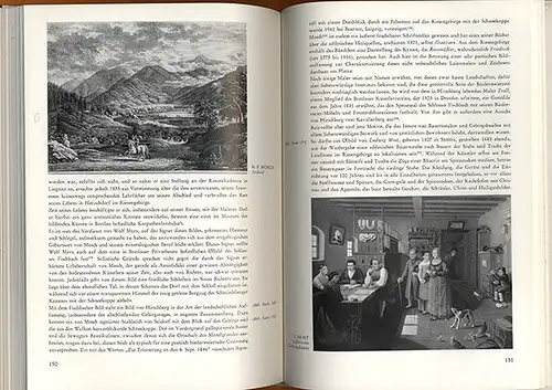 Kunst Malerei Romantik Friedrich Nathe Balzer Schlesien Riesengebirge Buch 1958