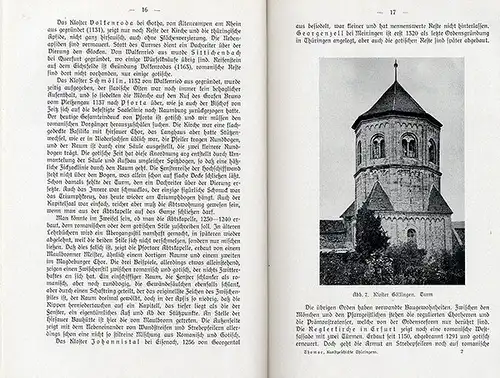 Thüringen Burgen Klöster Romanik Gotik Barock Architektur Kunstgeschichte 1942