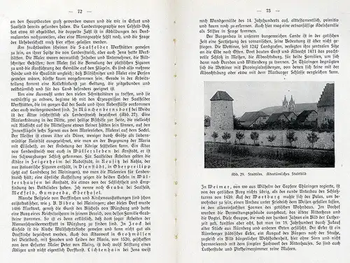 Thüringen Burgen Klöster Romanik Gotik Barock Architektur Kunstgeschichte 1942