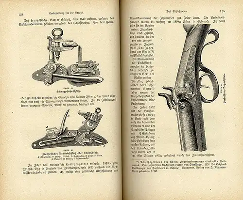 Jagd Wald Waidwerk Jäger Praxis Prüfung Waffenkunde Lehrbuch 1922