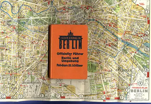 Stadt Berlin Potsdam Umgebung Bauten Architektur Geschichte Reiseführer 1928 