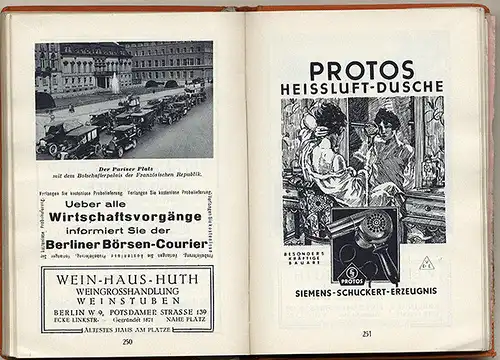 Stadt Berlin Potsdam Umgebung Bauten Architektur Geschichte Reiseführer 1928 