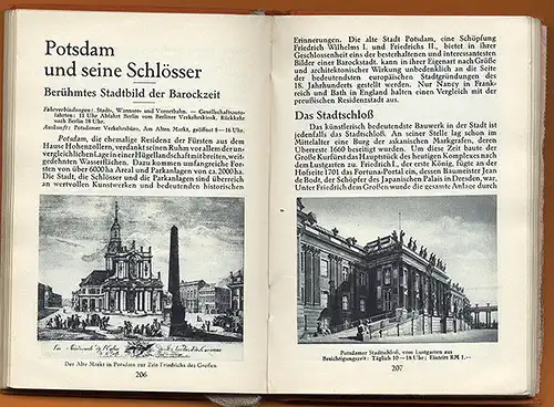 Stadt Berlin Potsdam Umgebung Bauten Architektur Geschichte Reiseführer 1928 