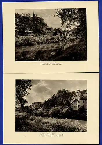 Württemberg Neckar Tübingen 450 Jahre Universität Lossen Foto Mappe 1927