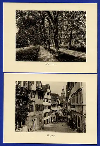 Württemberg Neckar Tübingen 450 Jahre Universität Lossen Foto Mappe 1927
