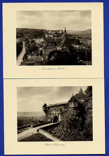 Württemberg Neckar Tübingen 450 Jahre Universität Lossen Foto Mappe 1927