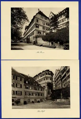 Württemberg Neckar Tübingen 450 Jahre Universität Lossen Foto Mappe 1927