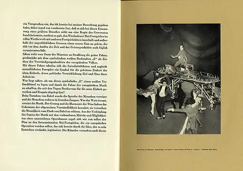 Hessen Wiesbaden Mai Festspiele Theater Oper Musik Festschrift Programm 1950 