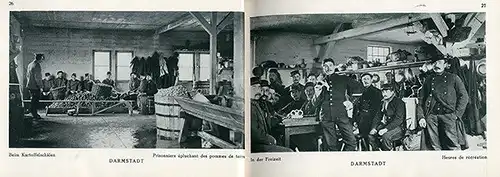 Weltkrieg Hessen Deutsche Kriegsgefangenen Lager Darmstadt Limburg Wetzlar 1915