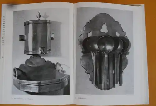 Kunst Handwerk Sachsen Mittelalter Zinn Geschirr Teller Sammlung Glauchau 1980