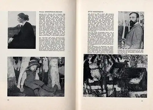 Bremen Kunst Malerei Maler in der Künstlerkolonie Worpswede Buch 1960