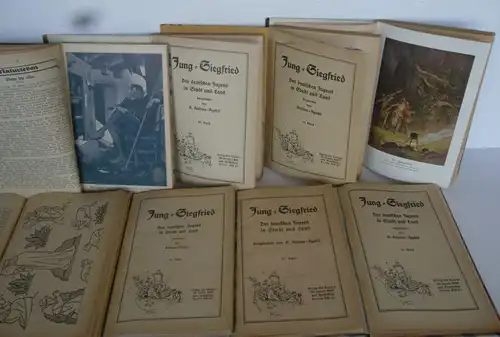Deutschland Jung Siegfried Kinder Jugend Zeitschrift 8 Bände komplett 1927-1932