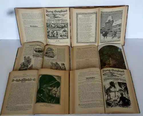 Deutschland Jung Siegfried Kinder Jugend Zeitschrift 8 Bände komplett 1927-1932