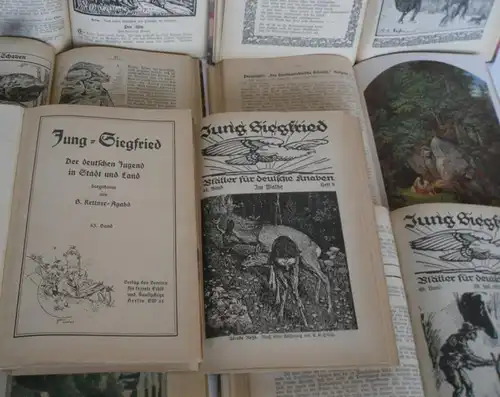 Deutschland Jung Siegfried Kinder Jugend Zeitschrift 8 Bände komplett 1927-1932