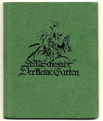 Kunst Handwerk Scherenschnitt Wiesen Garten Blumen Schwindt 1934