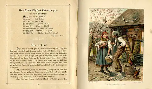 Altes Kinderbuch Herzblättchen Zeitvertreib Geschichten Spiele Handarbeit Rätsel