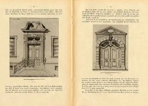 Baden Alt Mannheim Türen Tore Architektur Geschichte Baukunst Barock Buch 1920