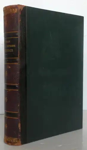 Altes Griechisch Deutsch Schule Wörterbuch schwerer Halbleder Band 1904