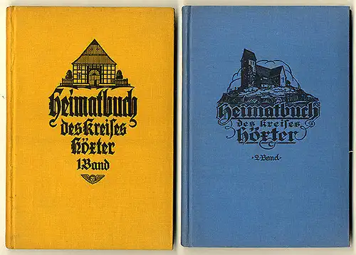 Niedersachsen Weser Kreis Höxter Geschichte Chronik Volkskunde 2 Bände 1927