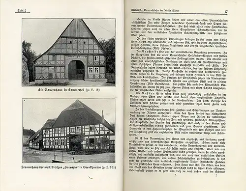 Niedersachsen Weser Kreis Höxter Geschichte Chronik Volkskunde 2 Bände 1927