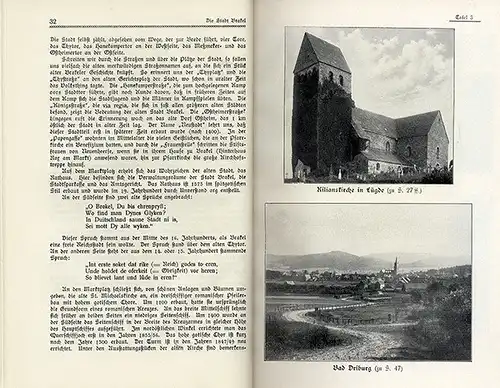 Niedersachsen Weser Kreis Höxter Geschichte Chronik Volkskunde 2 Bände 1927