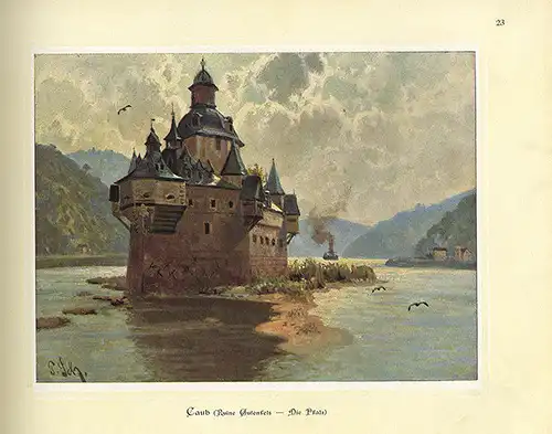 Rhein Schiffahrt Burgen Städte Mainz Bonn Köln Düsseldorf Bilder Album 1898