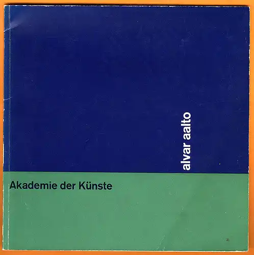 Finnland Architektur Design Moderne Alvar Aalto Ausstellung Katalog Berlin 1963